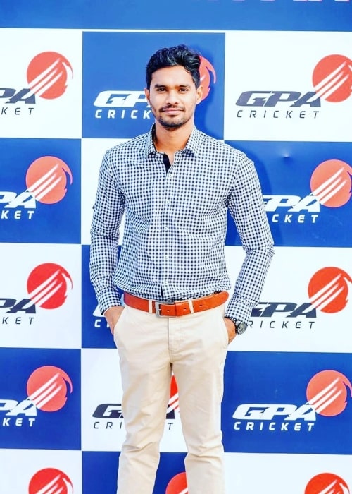 Dhananjaya de Silva as seen in an Instagram Post in January 2021