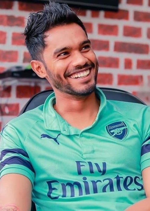 Dhananjaya de Silva as seen in an Instagram Post in October 2019