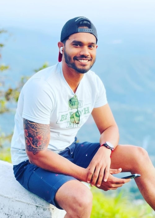 Dhananjaya de Silva as seen in an Instagram Post in September 2022