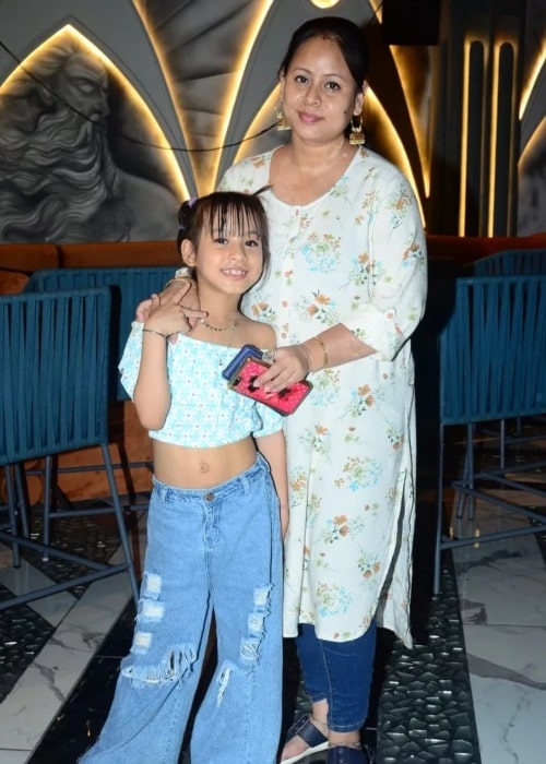 Gunjan Sinha as seen in a picture that was taken with her mother Himadri Gogoi in May 2022