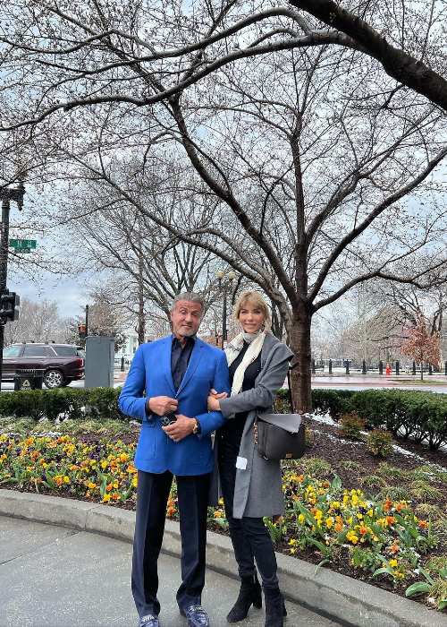 Jennifer Flavin and Sylvester Stallone as seen together in 2022