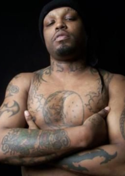 Lord Infamous in a still