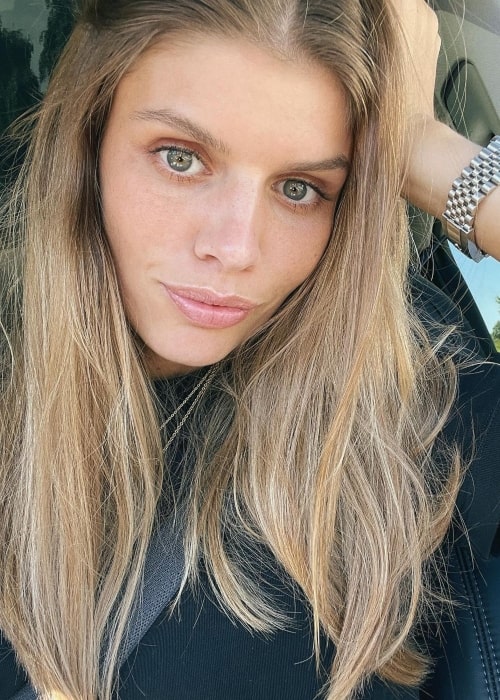 Maja Darving as seen in a selfie that was taken in September 2022