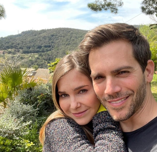 Marc Clotet and Natalia Sánchez in an Instagram post in April 2022