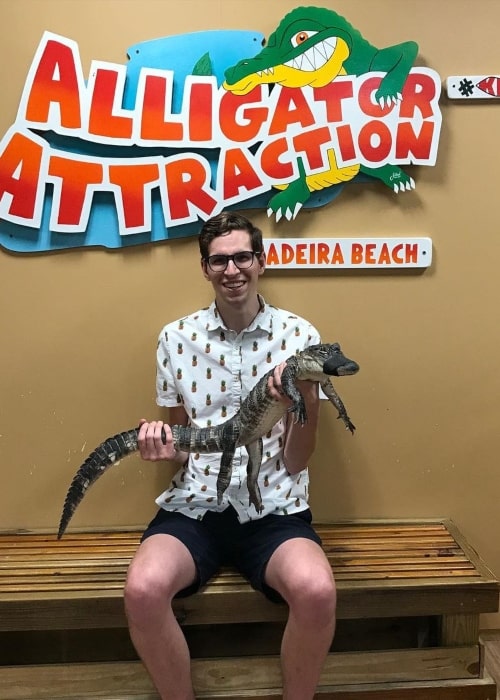 Michael Bruner at the Alligator & Wildlife Discovery Center in September 2021