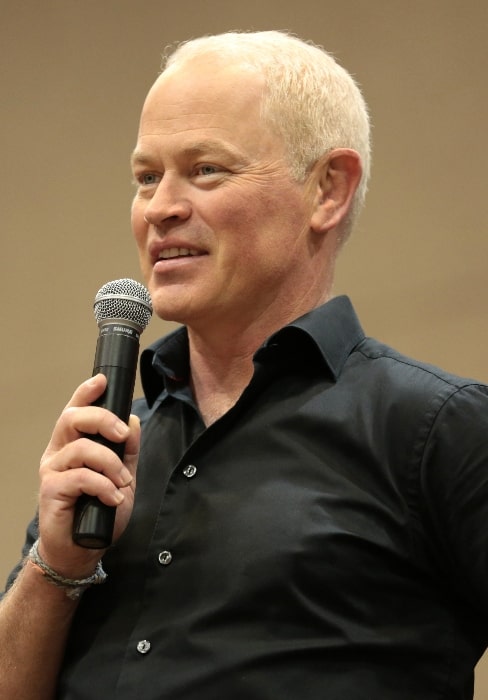 Neal McDonough as seen while speaking at the 2017 Phoenix Comicon in Phoenix, Arizona
