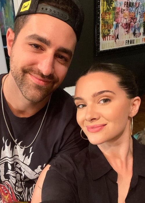 Paul DiGiovanni as seen in a selfie with his girlfriend Katie Stevens in August 2022, in Nashville, Tennessee