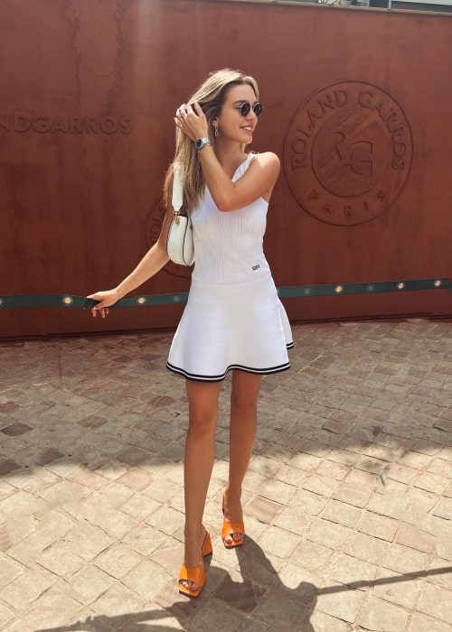 Priscilla Mezzadri as seen in a picture that was taken at Roland Garros in June 2022
