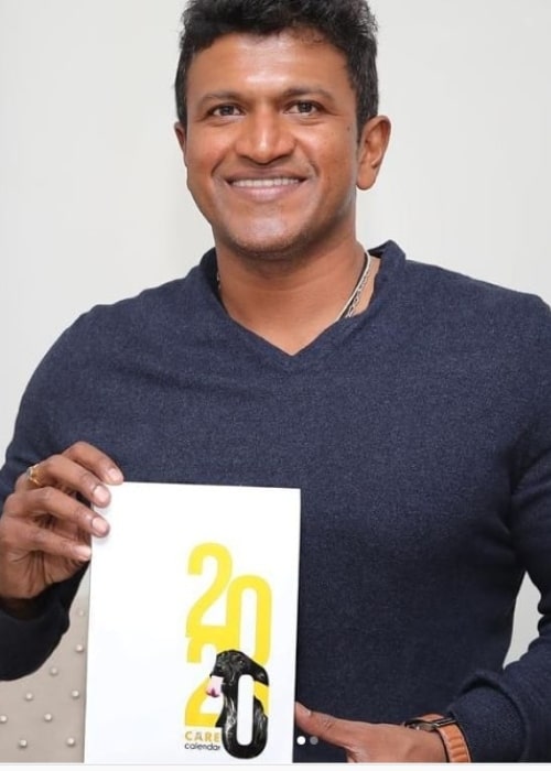 Puneeth Rajkumar as seen in an Instagram Post in December 2019