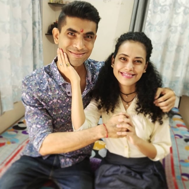 Punit Talreja as seen in a picture with his sister Priya Talreja in August 2020, on Raksha Bandhan