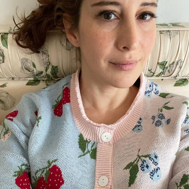 Rachel Antonoff as seen taking a selfie in March 2022