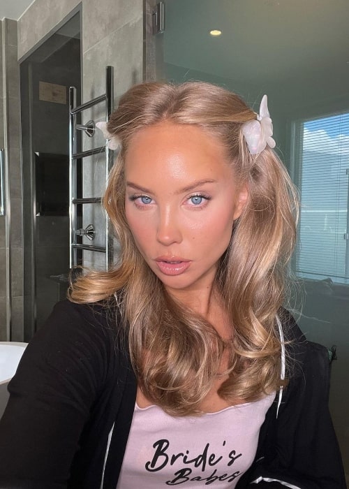 Sabina Särkkä as seen in a selfie that was taken in July 2022
