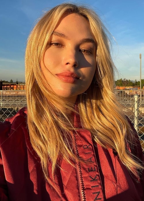 Sydney Ness as seen in a selfie that was taken in January 2022, in Los Angeles, California