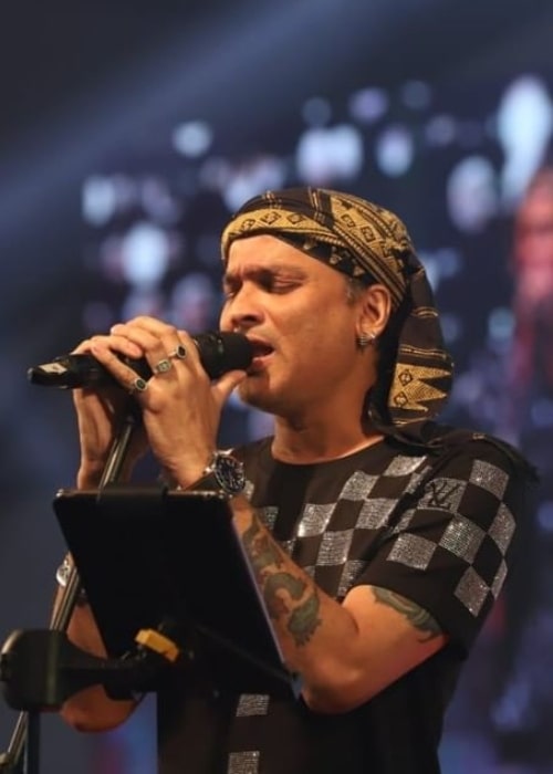 Zubeen Garg snapped while performing live at a concert in 2022