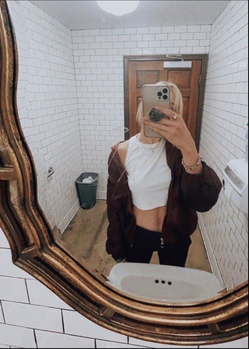 Annalisa Cochrane as seen while taking a mirror selfie in September 2021