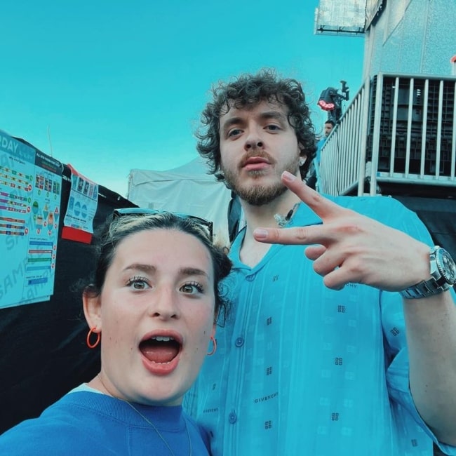 Bela Salazar as seen in a selfie with rapper Jack Harlow in August 2022