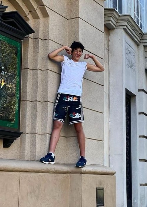 Bodhi Sabongui at Warner Bros. Studios in June 2022