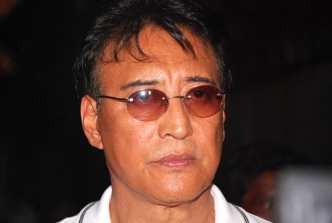 Danny Denzongpa as seen at the funeral of director and producer B. R. Chopra