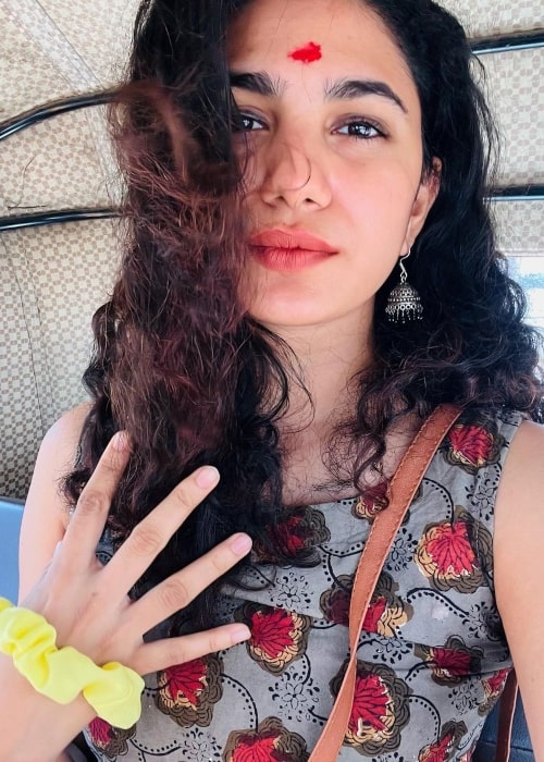 Deepa Thomas in a selfie that was taken in October 2022