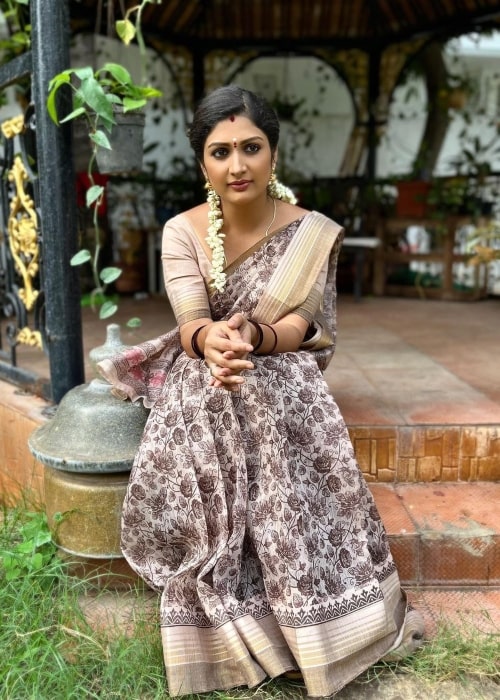 Divya Sridhar as seen in a picture that was taken in July 2022