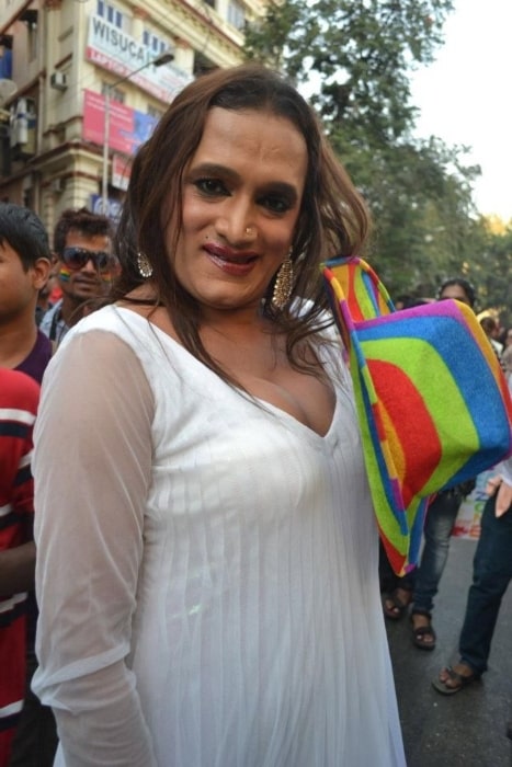 Laxmi Narayan Tripathi as seen at Mumbai Gay Pride 2012