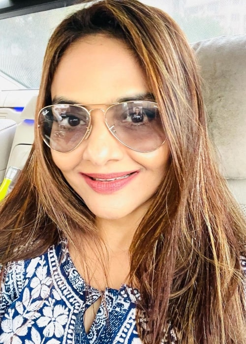 Madhoo Shah as seen in a selfie that was taken in August 2022