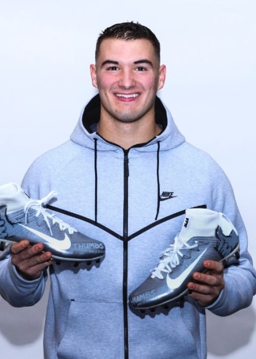 Mitch Trubisky as seen in an Instagram Post in November 2017
