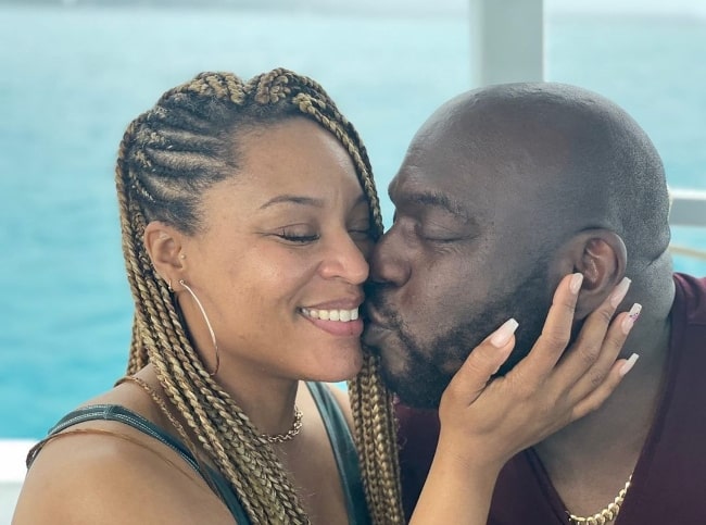 Omar J. Dorsey and Crystle C. Roberson as seen in an Instagram post in October 2022