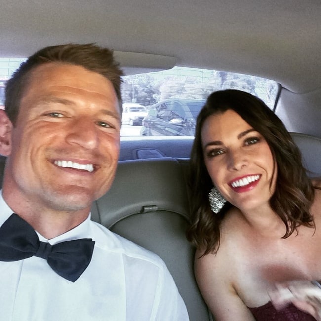 Philip Winchester as seen while taking a selfie with Megan Coughlin in September 2015