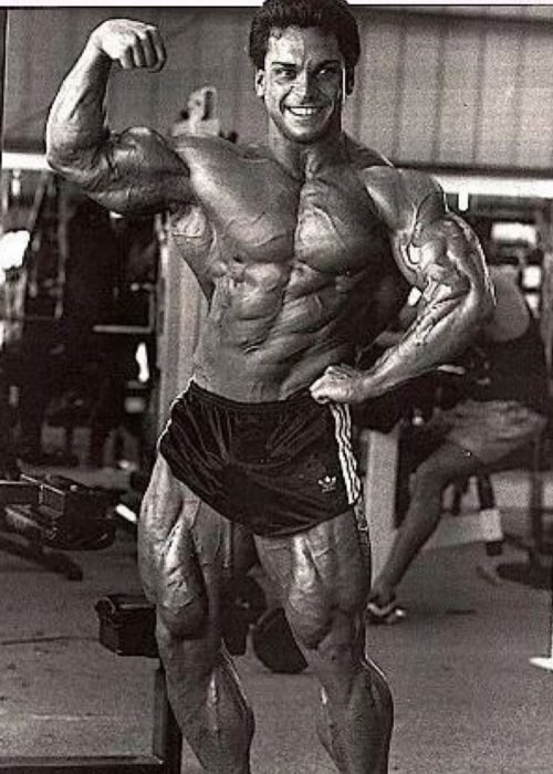 Rich Gaspari posing in his top form in the past