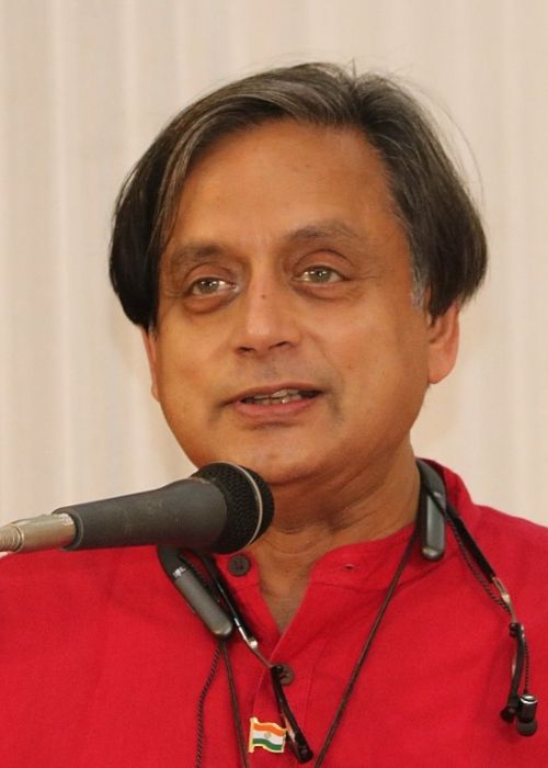 Shashi Tharoor as seen in 2021