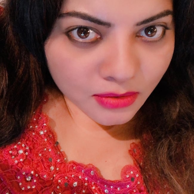 Shradha Rani Sharma as seen in a selfie that was taken in July 2022