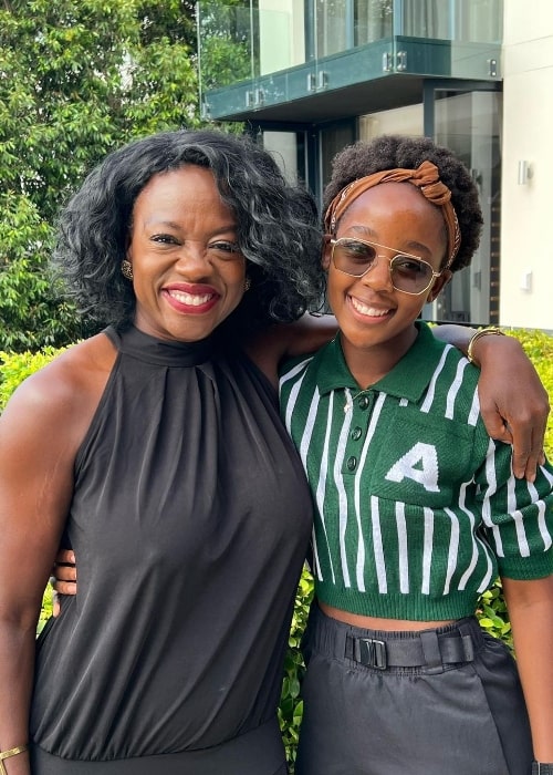 Thuso Mbedu (Right) and Viola Davis in February 2022