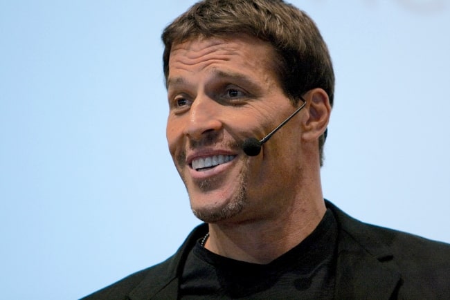 Tony Robbins as seen at a Twitter conference in 2009