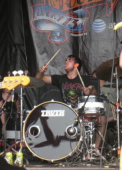 Zac Farro seen during the Warped Tour of 2007