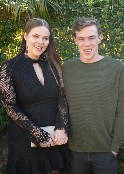 Zac Stubblety-Cook as seen in a picture with his younger sister Sophie Elizabeth in May 2020