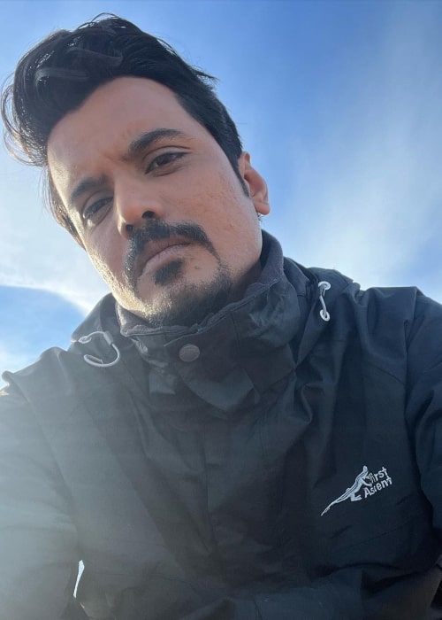 Aasif Khan as seen in a selfie that was taken in October 2022, in Broadstairs Beach