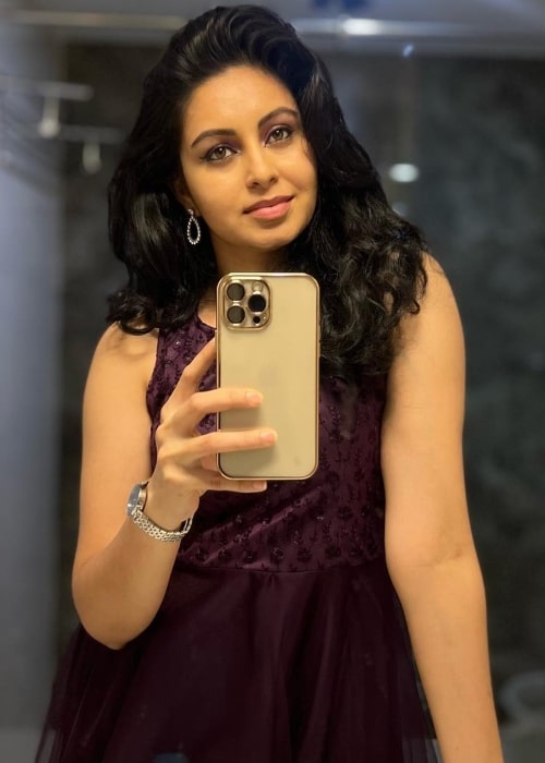 Abhinaya Anand as seen in a selfie that was taken in December 2021, in Coimbatore, Tamil Nadu