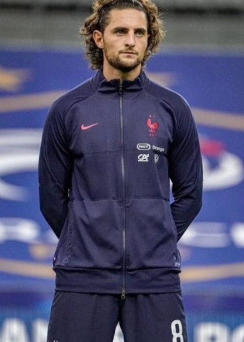 Adrien Rabiot as seen in an Instagram Post in November 2020