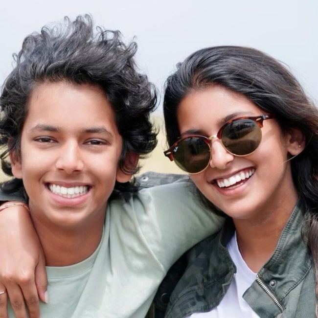 Arjun Mehta and his sister Jhanvi Mehta in a picture that was taken in August 2019, in Tanzania