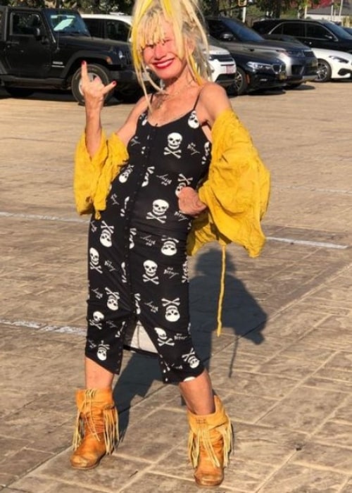 Betsey Johnson as seen in an Instagram Post in October 2019