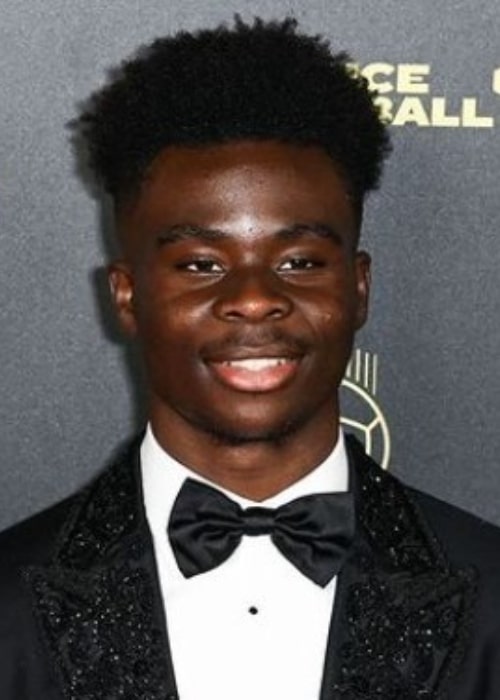 Bukayo Saka as seen in an Instagram Post in October 2022