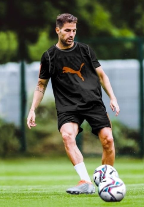 Cesc Fàbregas as seen in an Instagram Post in April 2022