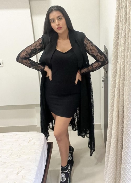 Charu Asopa as seen in a picture that was taken in November 2022