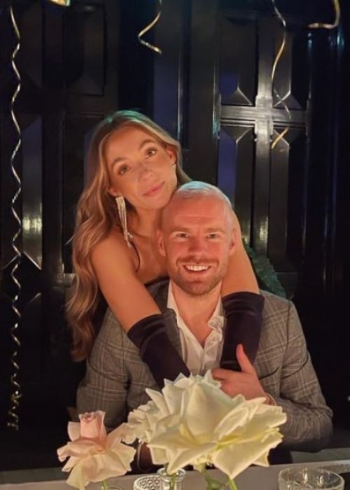 Davy Klaassen and Laura Benschop, as seen in November 2021