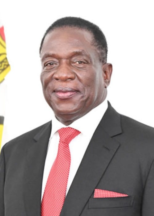 Emmerson Mnangagwa as seen in his official portrait in 2017