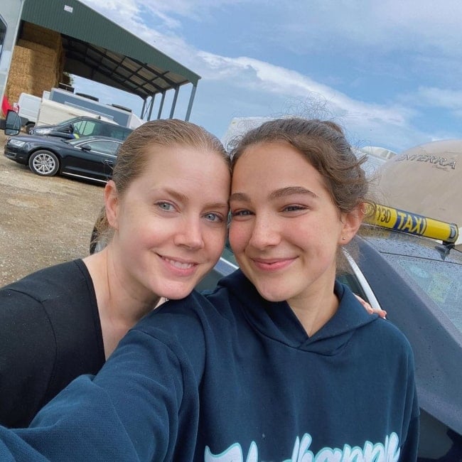 Gabriella Baldacchino as seen in a selfie that was taken with actress Amy Adams in August 2021, in Ireland