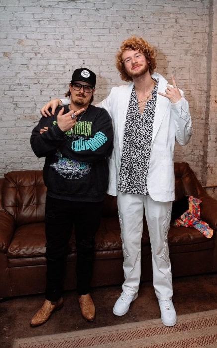 HARDY (Left) and Yung Gravy in November 2022