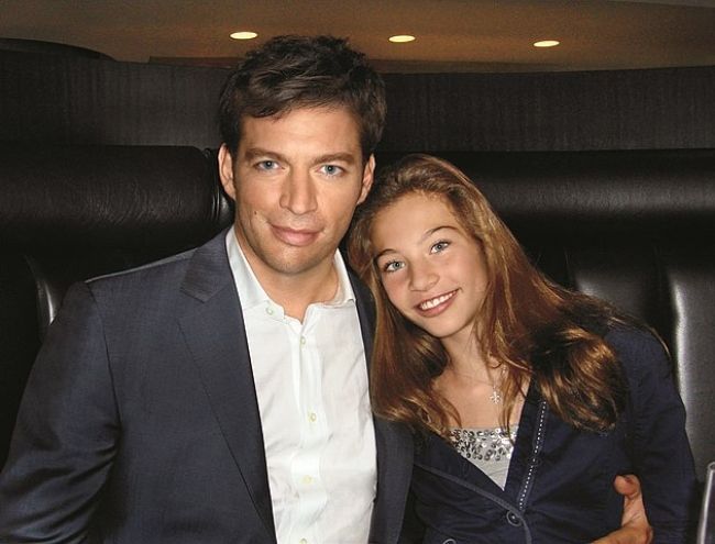 Harry Connick Jr. photographed with his daughter Kate in 2008