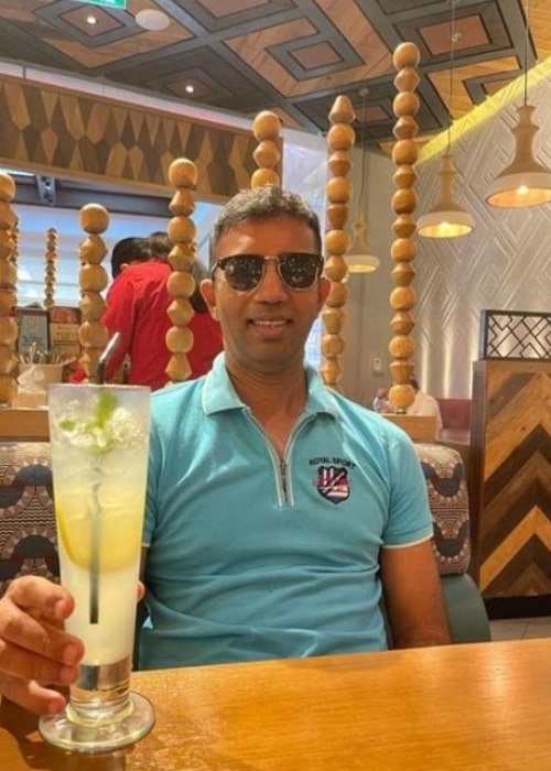 Kumar Dharmasena as seen in an Instagram Post in August 2022